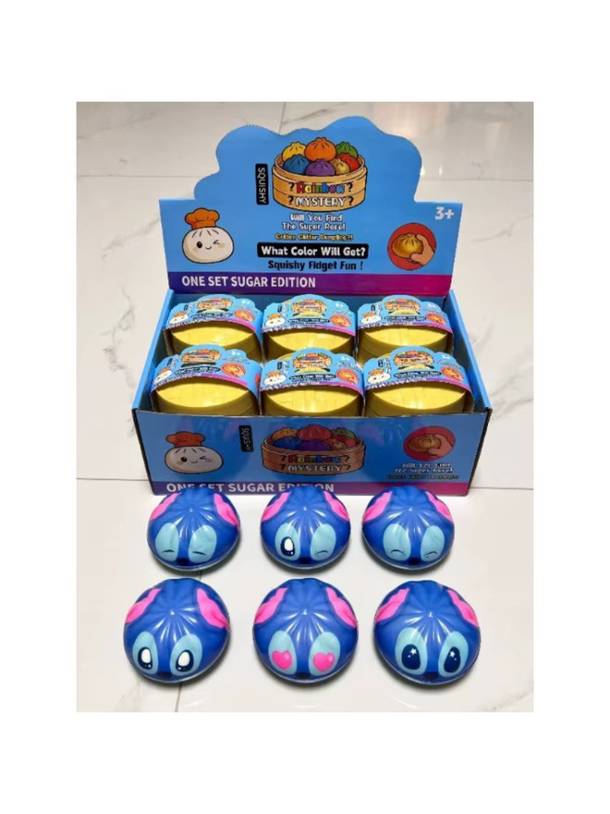 TOPTOY Disney Stitch Dumpling Blind Box, Fidget Squishy, ab 3 Jahre - Bild 1