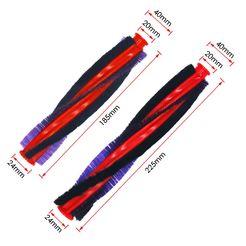 Dyson Staubsaugerzubehör Rollenbürste mit integrierter Bürste in Multicolor, passend für V6 DC58 DC62, Breite: 22,5 cm - Bild 2
