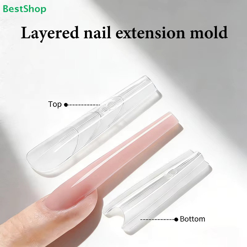 HNKMP Transparente Nagelverlängerungsformen, Sandwich-Formgebungs-Positionierungslinie - Bild 3