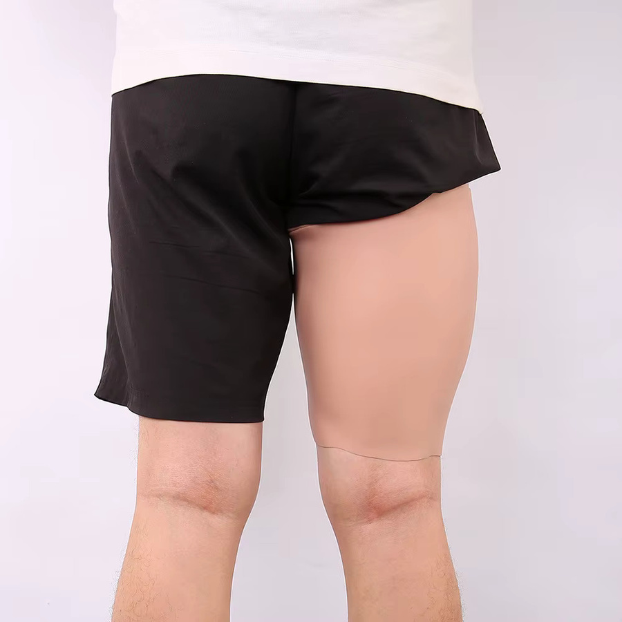 binjiully Oberschenkel Enhancer Bein mit Narbe und Tattoo, Rechtes Bein - Bild 3