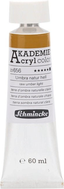 Schmincke Akademie Acrylcolor Umbra Natur Braun 60 ml - Bild 1