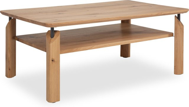 Couchtisch MONDO NURIS aus Wildeiche massiv in Braun, B/T/H: 110 x 70 x 45 cm - Bild 1