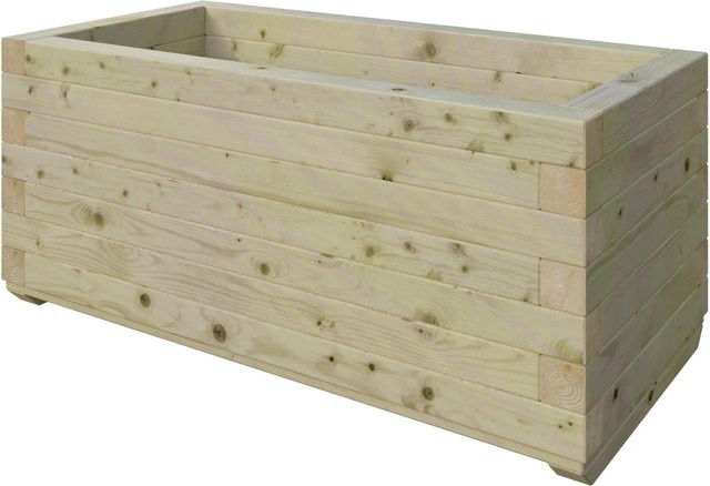 T&J Blumenkübel Paul Rechteck Grün B/T/H: 80 x 40 x 35 cm - Bild 1