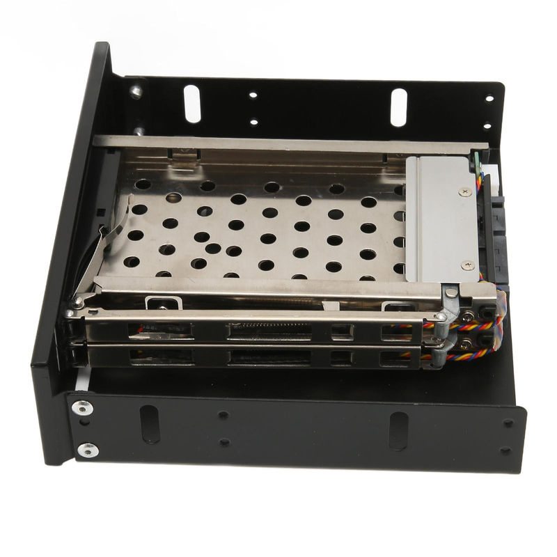 DIYelecs Dual-Bay 2,5 Zoll Internes HDD-Gehäuse mit SATA-Schnittstelle, Schwarz - Bild 3
