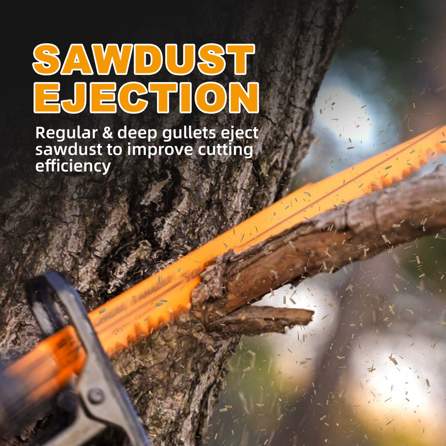 TOLESA 5er Set professionelle Säbelsägeblätter für Holz mit 6 TPI, Länge: 15,24 cm - Bild 5