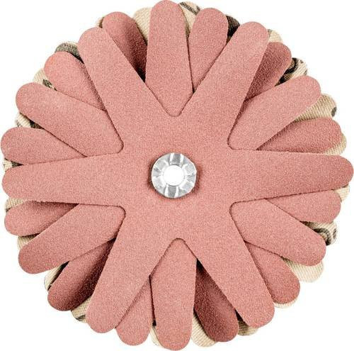 PFERD POLISTAR-TUBE PST-T Schleifstern für Bohrungen und Rohre, Durchmesser: 90 mm, Bohrung: 5 mm, Körnung: 240, 10 Stück - Bild 1