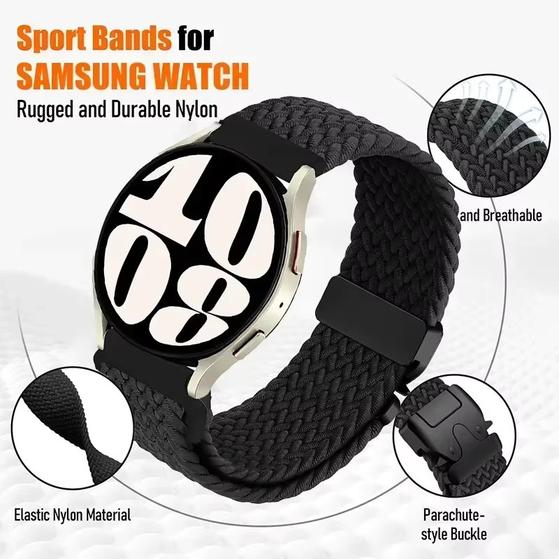 Uhrenarmband Fallschirm geflochtene Solo Loop, 22 mm, Unisex - Bild 5