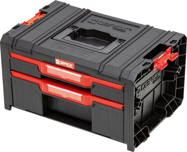 Qbrick Schubladenschrank PRO Drawer 2 Toolbox Basic in Schwarz - Bild 1