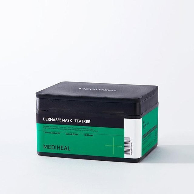 MediHeal Derma 365 Mask Tea Tree, 30 Stück, Unisex - Bild 1
