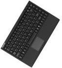 KeySonic ACK-540 U+ Membran-Tastatur mit USB-Anschluss, Layout QWERTY UK, Schwarz - Bild 1