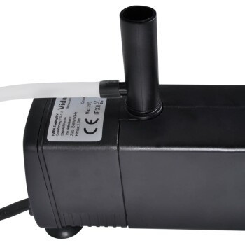VidaXL Aquarium-Filterpumpe in Schwarz, 8 W - Bild 1