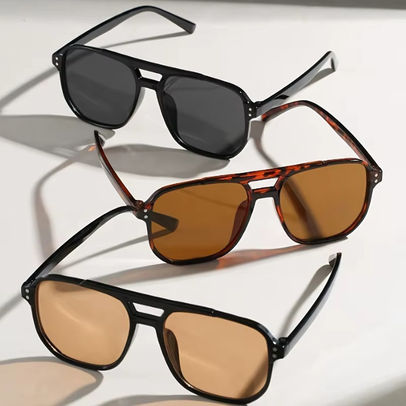 BMAD Brille, Unisex, Vollrand, Square, Kunststoff, Schwarz - Bild 2