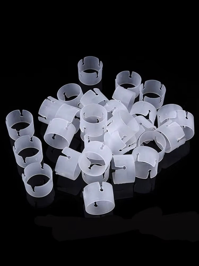 Summer2 Ballon-Snap-Ring-Set aus transparentem Kunststoff mit Clips und Halterung für Hochzeiten und Geburtstagsfeiern - Bild 5