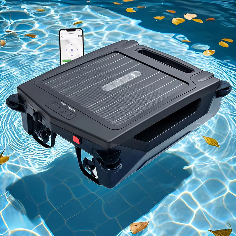 Robot lifestyle Solar-Pool-Skimmer-Roboter-Reiniger S001A kabellos mit App-Steuerung und 10 W Solarpanel - Bild 2