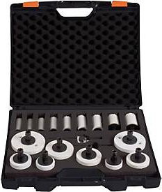 Projahn Lochsägen-Set Universal aus BiMetall, 18-teilig, Ø 19–83 mm, Schwarz - Bild 1