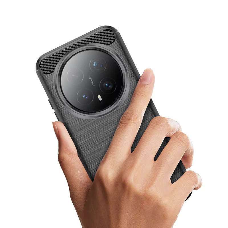 Stoßfeste Silikon-TPU Schutzhülle für Honor Magic 8 Pro 5G und Magic 8 5G in Schwarz - Bild 4
