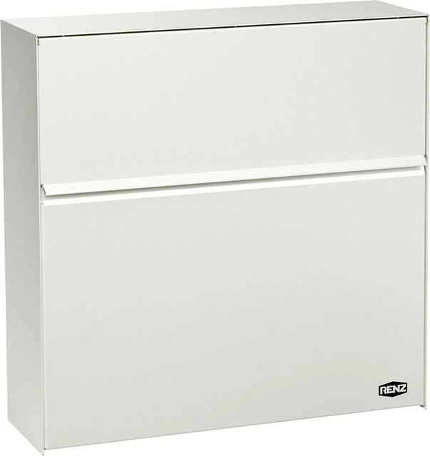 Renz Briefkasten Adelheid in Weiß B/T/H: 37,5 x 37,5 x 12,3 cm - Bild 1
