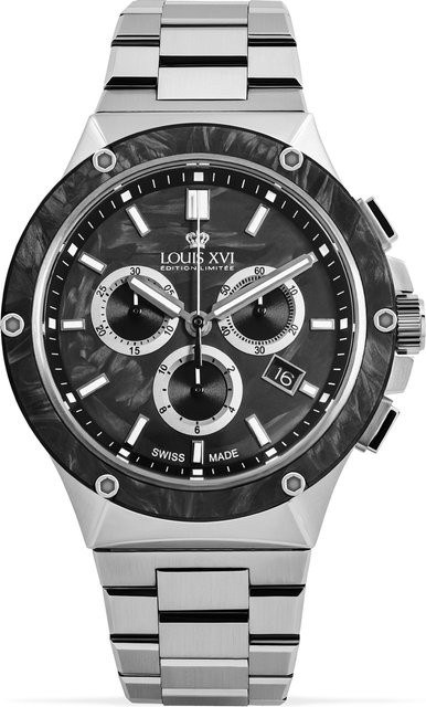 LOUIS XVI Chronograph, Quarz, Edelstahl, 42 mm, Herren - Bild 1
