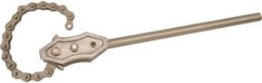 KS Tools BRONZEplus Kettenrohrzange in Silber und Messing für Ø max. 38 mm - Bild 1