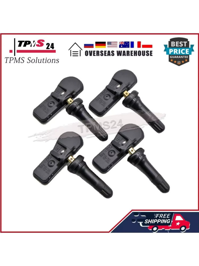 GANGLE Reifendruckkontrollsensor 433 MHz in Schwarz für Renault Captur Clio Van Dokker Kangoo Logan II Master III Trafic Twingo Van (407009322R) - Bild 3