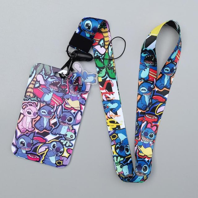 Yiran toy 1 Stitch Kartenhalter mit Lanyard und Abzeichenclip - Bild 1
