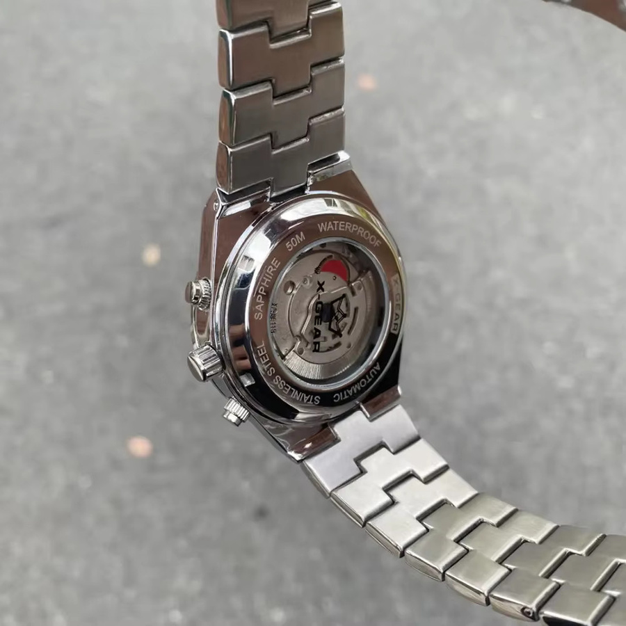 X-GEAR Armbanduhr Edelstahl, silber, Herren - Bild 3