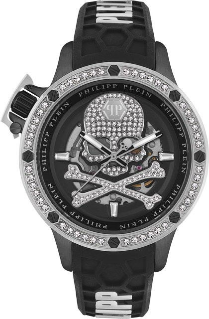 Philipp Plein Armbanduhr Automatik, Edelstahl, Schwarz, 46 mm, Herren - Bild 1