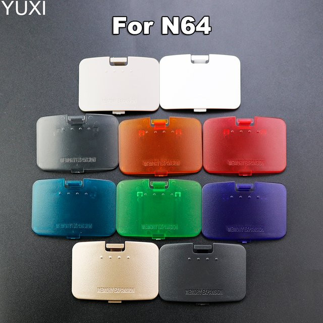 YUXI N64 Türabdeckung für Jumper Pak und Speichererweiterung Pak in Grau - Bild 1