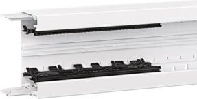 Hager Brüstungskanal-Unterteil BRN6513019016 in Weiß, B/H: 130 x 65 mm - Bild 1