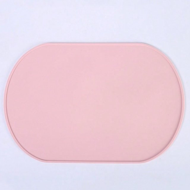 MTMA Tischunterlage aus Silikon in Pink und Bunt, wasserdichte und ölabweisende Hitzeschutzmatte als Tischset - Bild 1