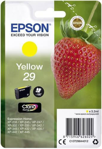 Original Epson Tintenpatrone 29 Gelb C13T29844012 - Bild 1