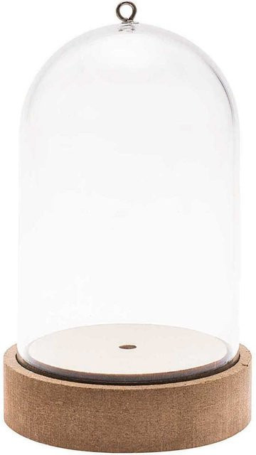Rico Design Dekohaube mit Sockel Grösse M, Breite: 7 cm, Höhe: 13,5 cm - Bild 1