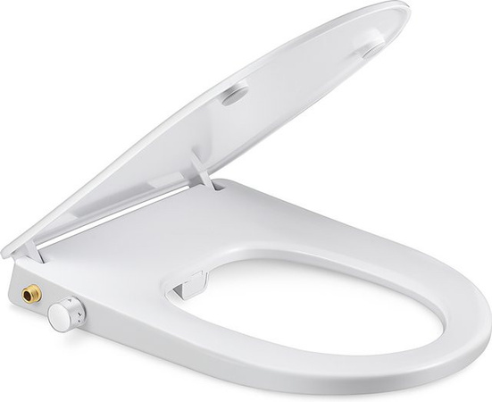 Samodra Nicht elektrischer Bidet-Toilettensitz in Weiß für europäische Toiletten