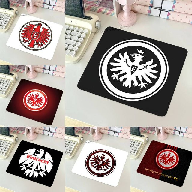 Mesuca Eintracht Frankfurt Mousepad LockEdge für Gamer, rechteckige Schreibtischunterlage mit rutschfester Gummibasis - Bild 1