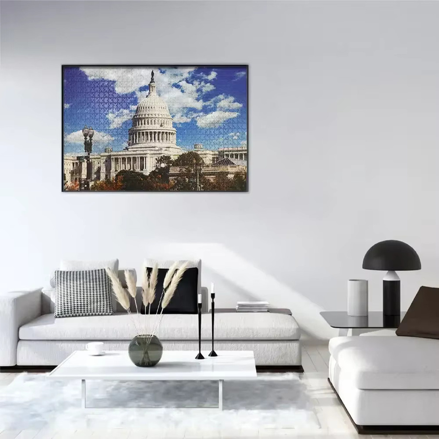 Maxrenard USA Kapitol, Konstruktion Puzzle, 1.000 Teile - Bild 4
