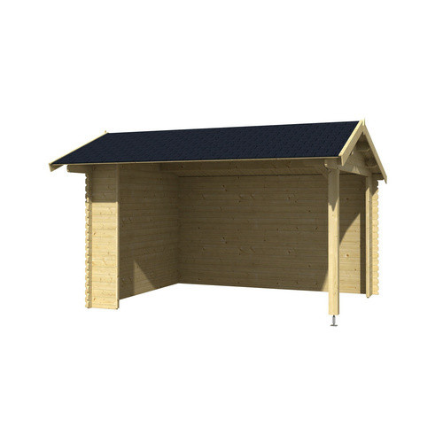 LASITA MAJA Gartenhaus Kirian 300 aus Fichtenholz in Braun mit Satteldach, B/H/T: 420 x 273,6 x 389,4 cm - Bild 3