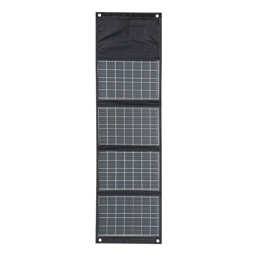 Leaorld 120W Solarpanel-Ladegerät in Schwarz mit USB QC3.0 und PD3.0 Schnellladefunktion für Camping und Outdoor-Reisen - Bild 7