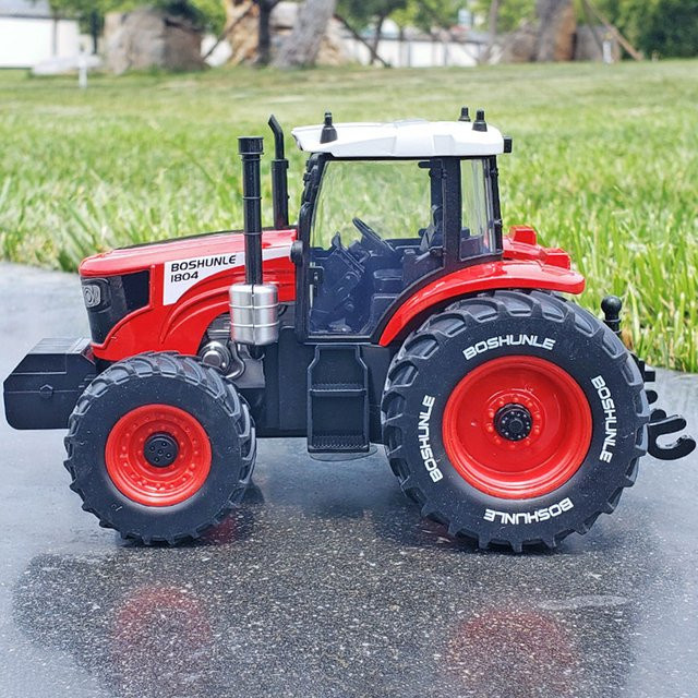 RMZ city Landwirtschaftliches Traktormodell, Spielzeugauto, 1:24, Metall, mit Licht - Bild 1