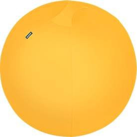 Sitzball Leitz Ergo Cosy in Gelb mit Stoffüberzug, Durchmesser: 65 cm - Bild 1