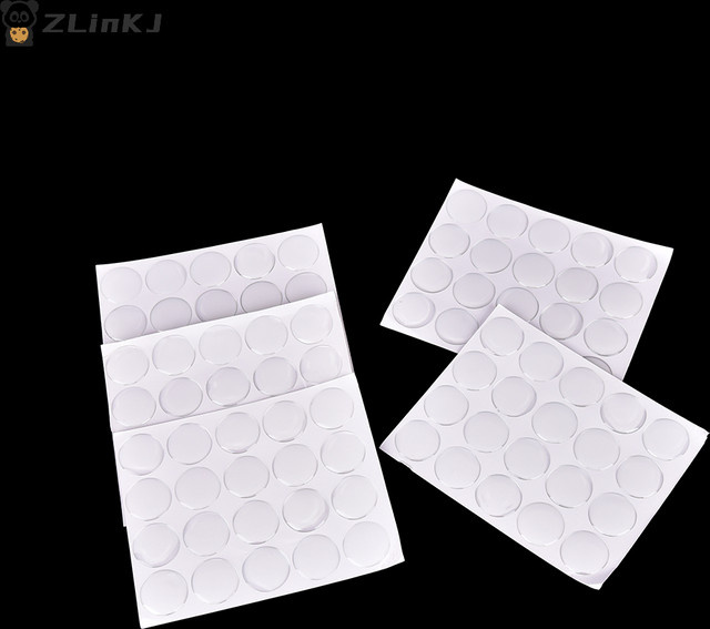 Velishy Epoxidharz-Klebekreise, 1 Zoll, 3D Kristallklar, 100 Stück - Bild 1