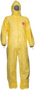 DuPont Tychem 2000 C Schutzoverall Typ 3/4/5/6, Gelb, Unisex, Größe: S - Bild 1