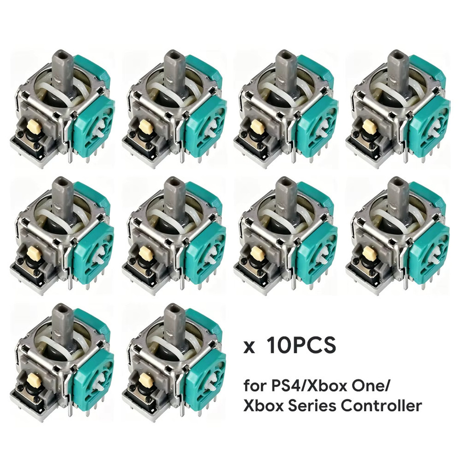 DATA FROG Ersatz 3D Analog Joystick ThumbStick Reparatur Set für PS5, PS4, Switch Pro und Xbox One Controller Zubehör - Bild 2