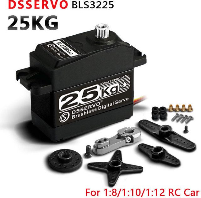 Dsservo BLS3225 Digitaler Servo, halbmetallisch, wasserdicht, Schwarz - Bild 1
