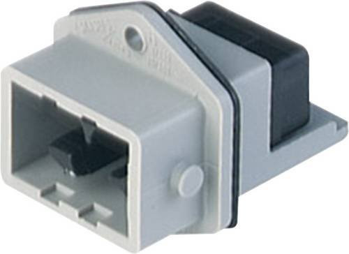 Hirschmann STASEI Netz-Steckverbinder 931 697-106-1 Stecker für vertikalen Einbau, 6A, Grau, 6-polig (5 + PE) - Bild 1