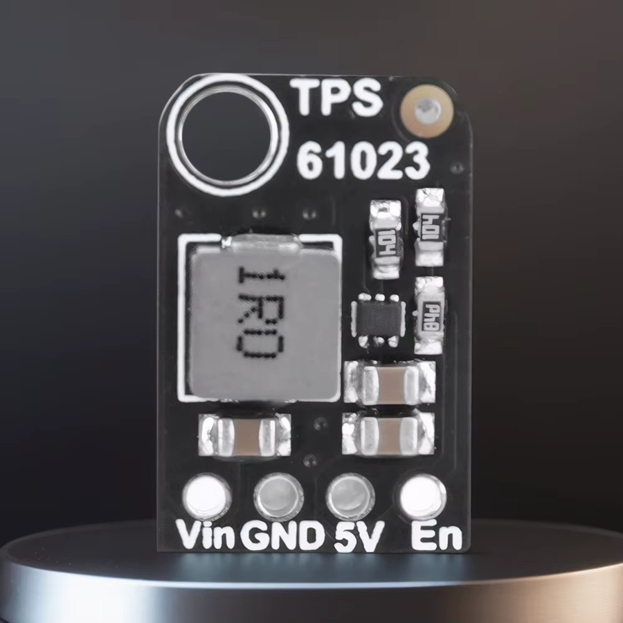 ALLOET TPS61023 Mini-Boost-Modul 5V 1A Spannungsregler in Schwarz mit PFM-Betriebsmodus zur Umwandlung von 2-5VDC auf 5V - Bild 2