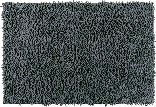 Wenko Badteppich Chenille Grau B: 50 cm, T: 80 cm, H: 1 cm - Bild 1