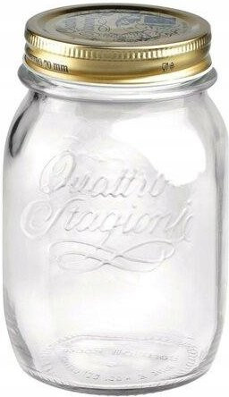 Bormioli Rocco Vorratsglas Quattro Stagioni mit Deckel, transparent, 500 ml - Bild 1