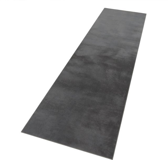 Flauschiger Teppich Solina Anthrazit, B/T: 80 x 300 cm, Rutschfest und Fußbodenheizungsgeeignet - Bild 1