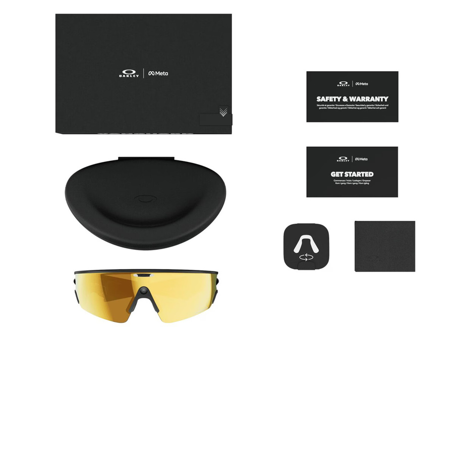 Oakley Meta OW8001 VANGUARD Smart Glasses in Schwarz mit Bluetooth und Wi-Fi sowie Wasserbeständigkeit - Bild 2
