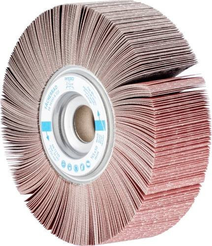PFERD Lamellenschleifrad FR Durchmesser: 165 mm, Bohrung: 25,4 mm, Farbe: Braun - Bild 1